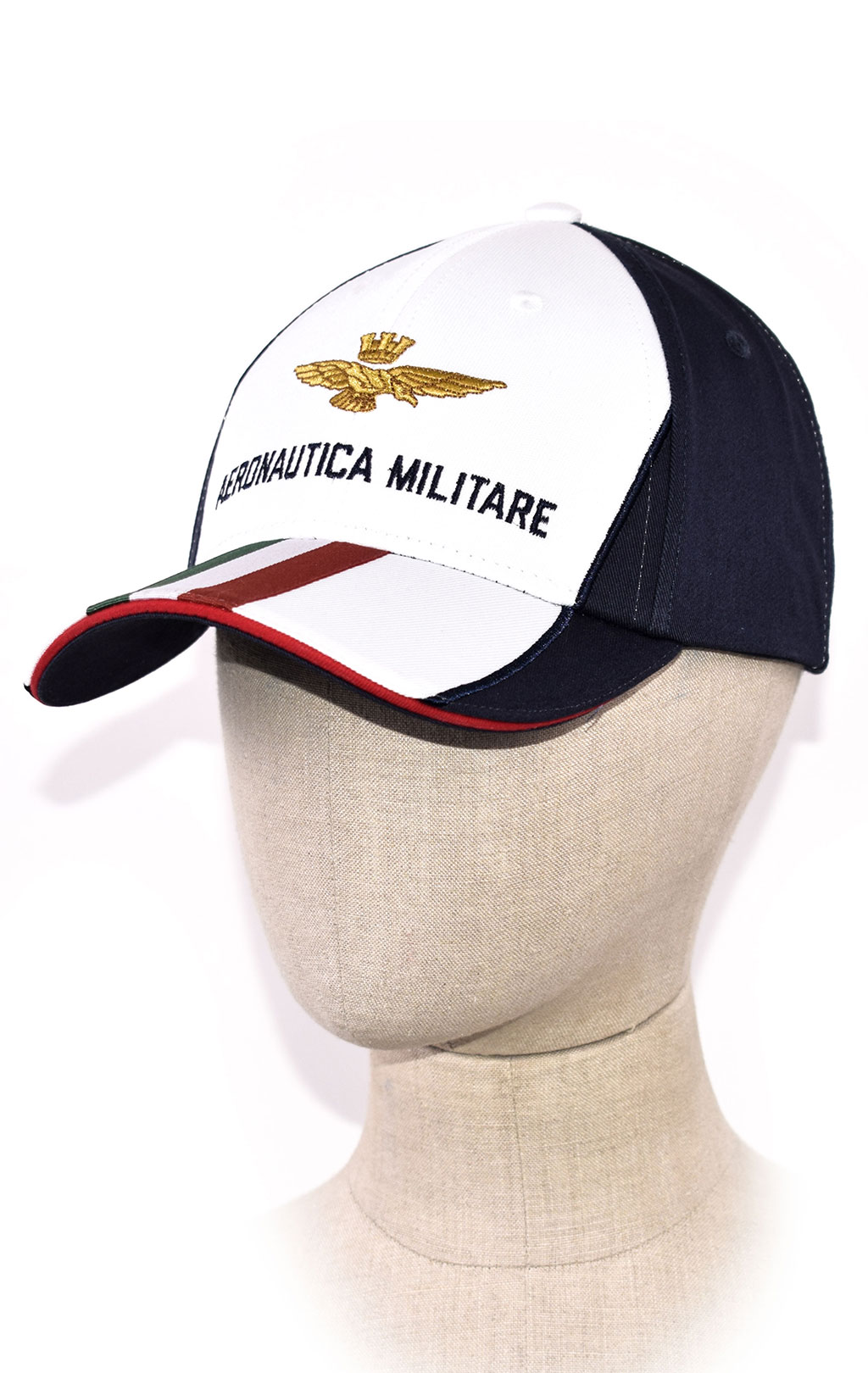 Бейсболка AERONAUTICA MILITARE SS 21/CN blue navy/off white (HA 1084) 