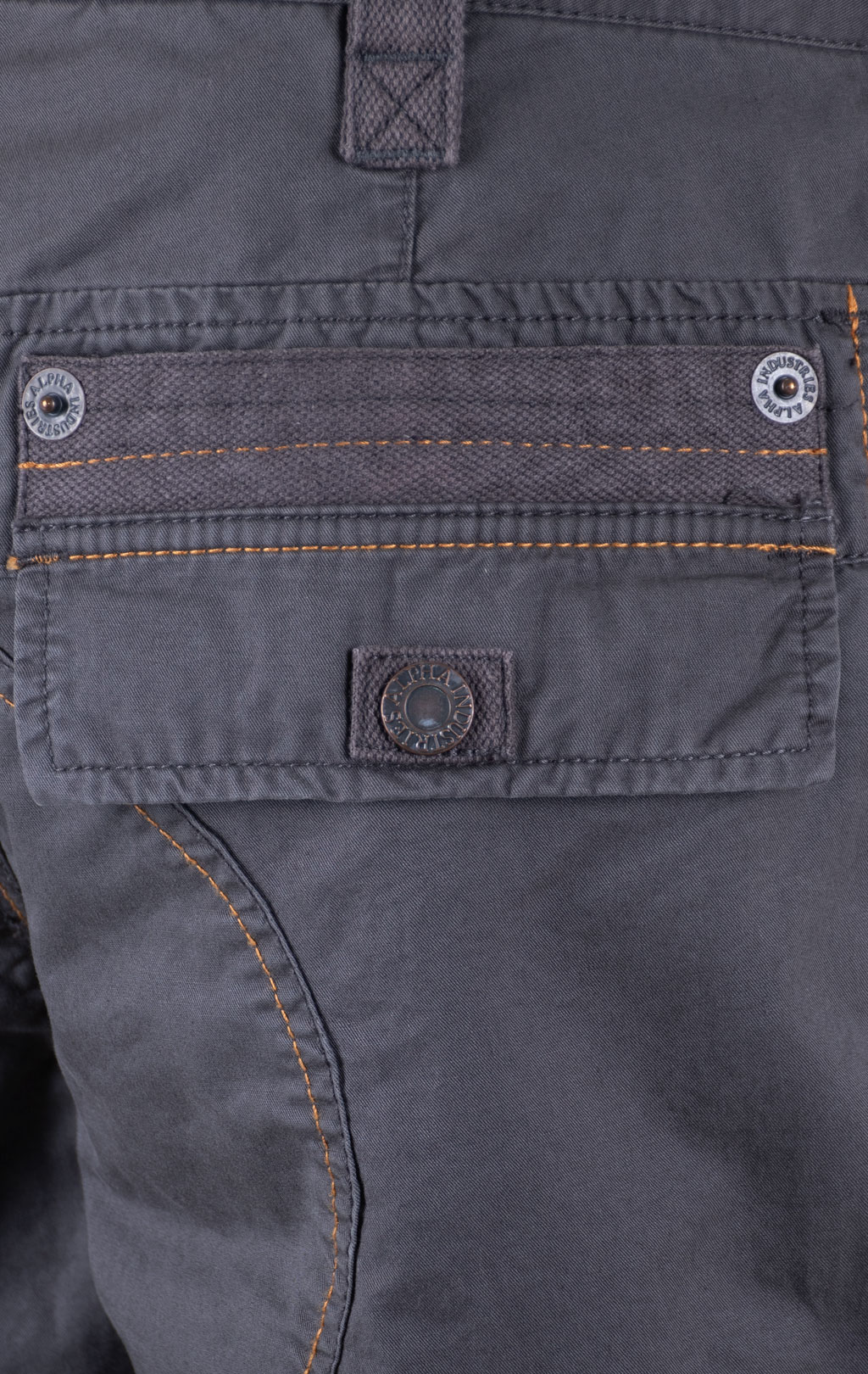 Шорты карго ALPHA INDUSTRIES TERMINAL grey black 