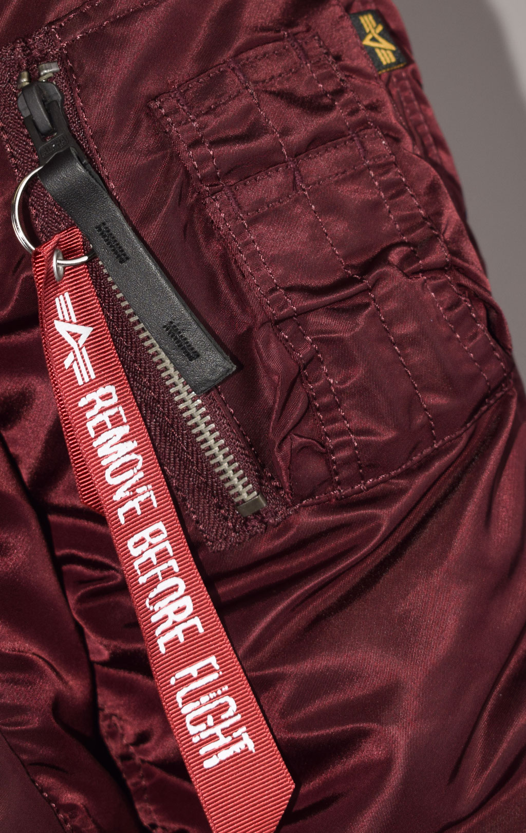 Аляска ALPHA INDUSTRIES N-3B VF 59 deep maroon 