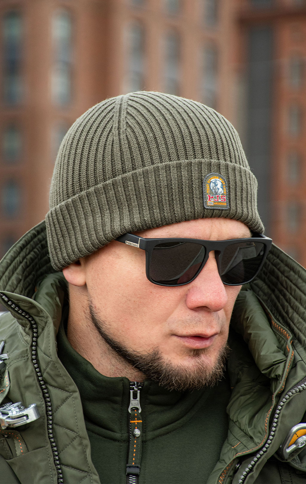 Шапка вязаная PARAJUMPERS MATIO FW 26/27 taggia olive 