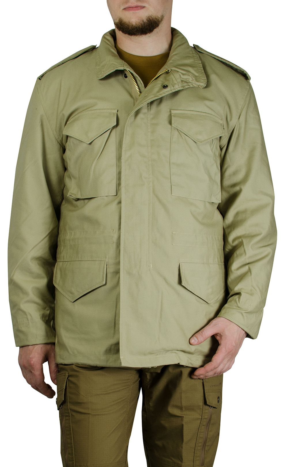 Куртка TEESAR M-65 CLASSIC с подстёжкой khaki 
