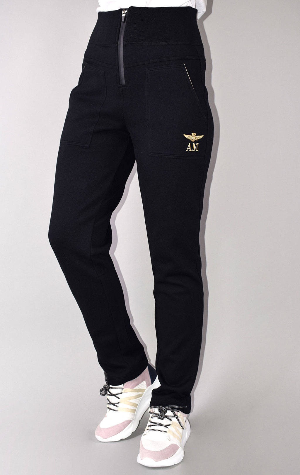 Женские брюки-карго AERONAUTICA MILITARE SS 21/PT nero (PF 813) 
