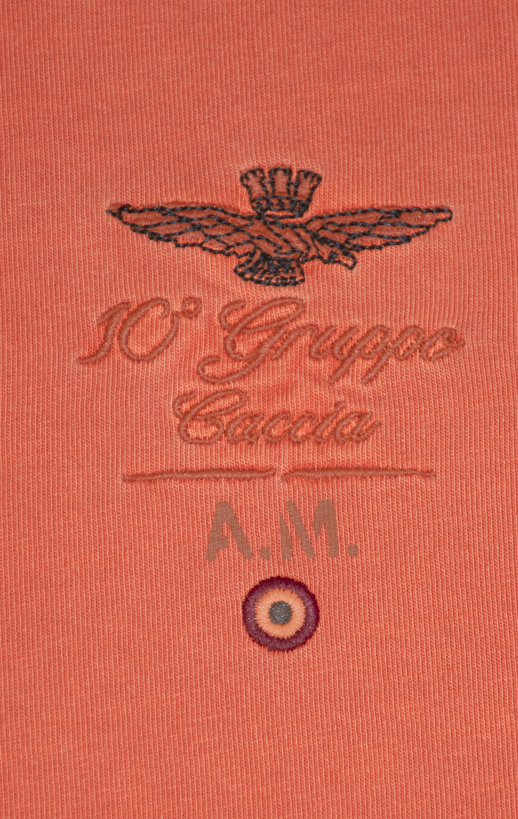 Лонгслив AERONAUTICA MILITARE FW 24/25/TR spice orange washed (TS 2313) 