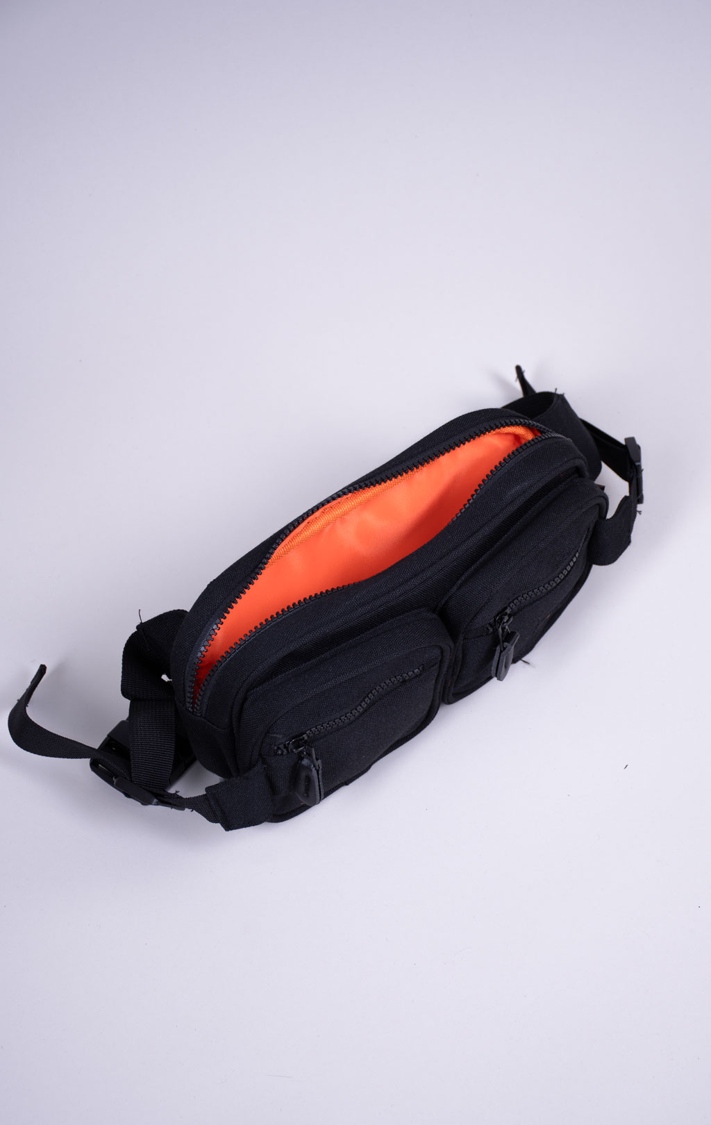 Сумка поясная ALPHA INDUSTRIES LABEL WAIST BAG black 