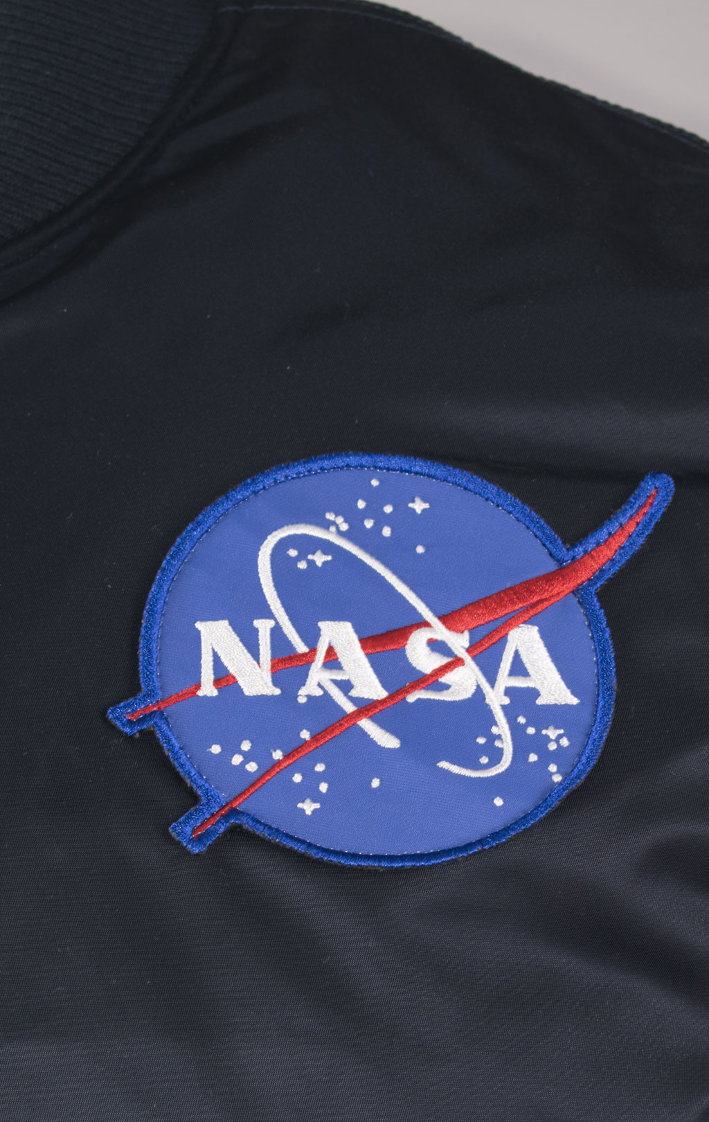 Бомбер ALPHA INDUSTRIES MA-1 VF NASA rep. blue 