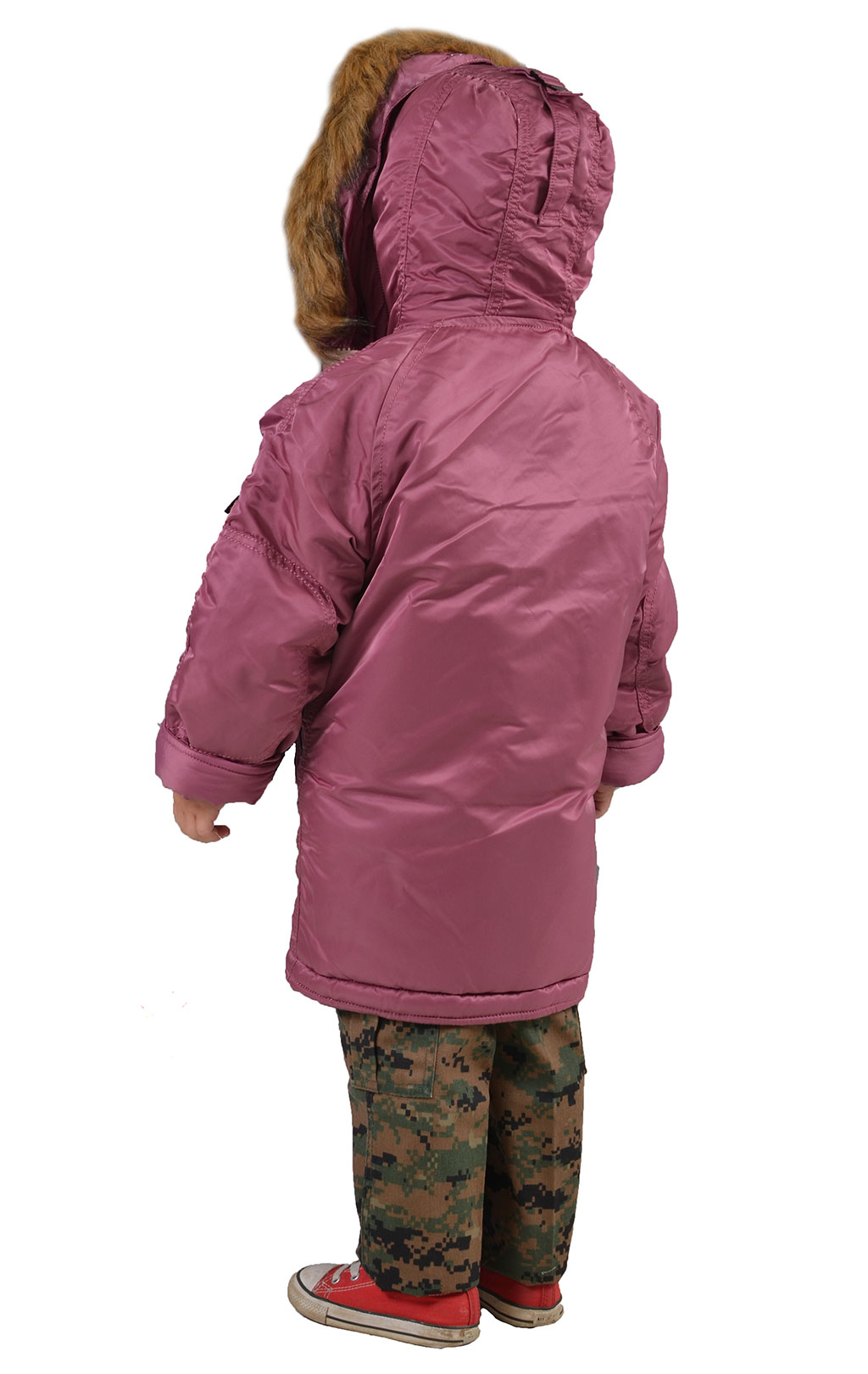 Детская аляска длинная ALPHA INDUSTRIES N-3B CLASSIC tulip 