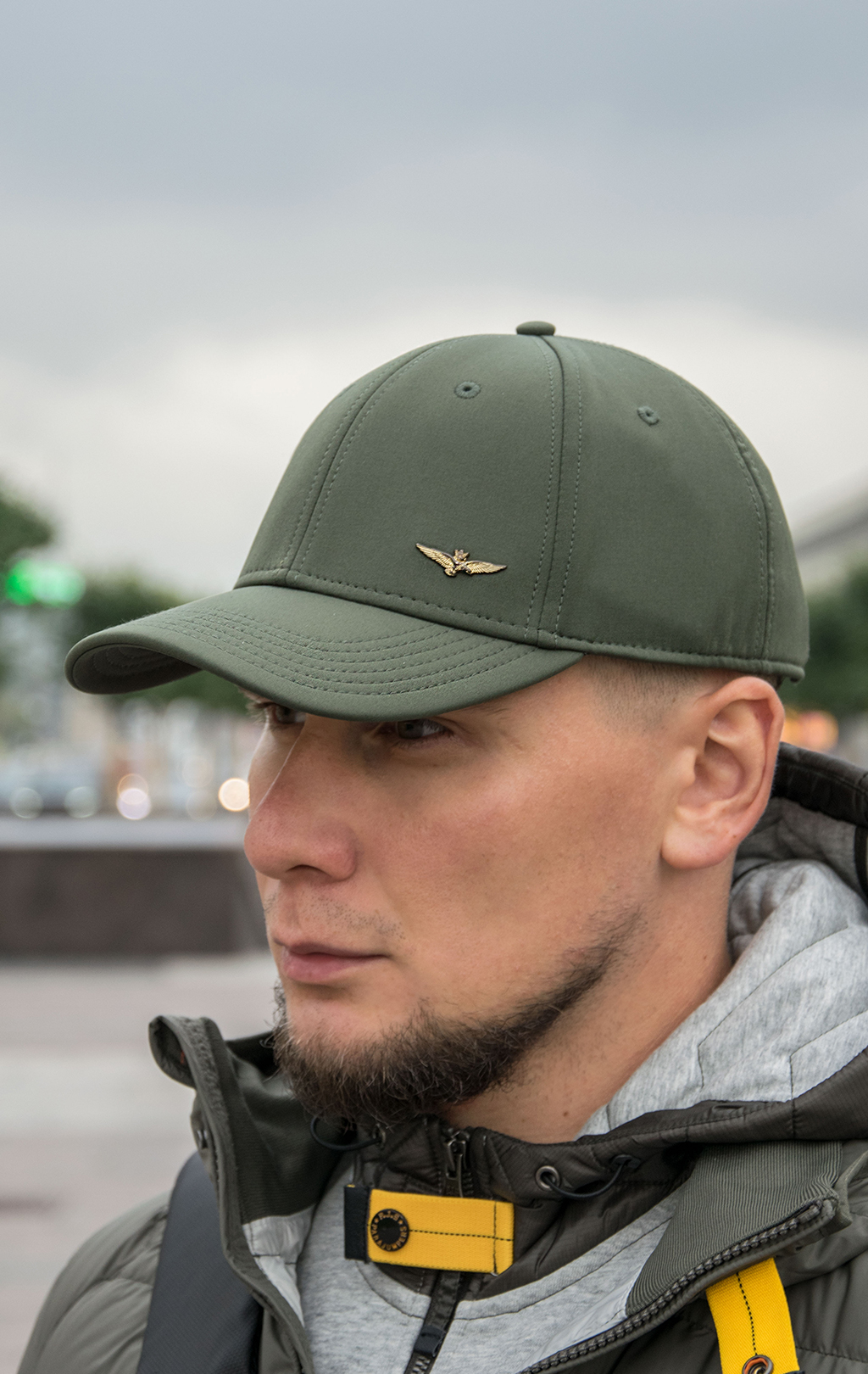 Бейсболка AERONAUTICA MILITARE FW 21/22/CN verde militare (HA 1091) 
