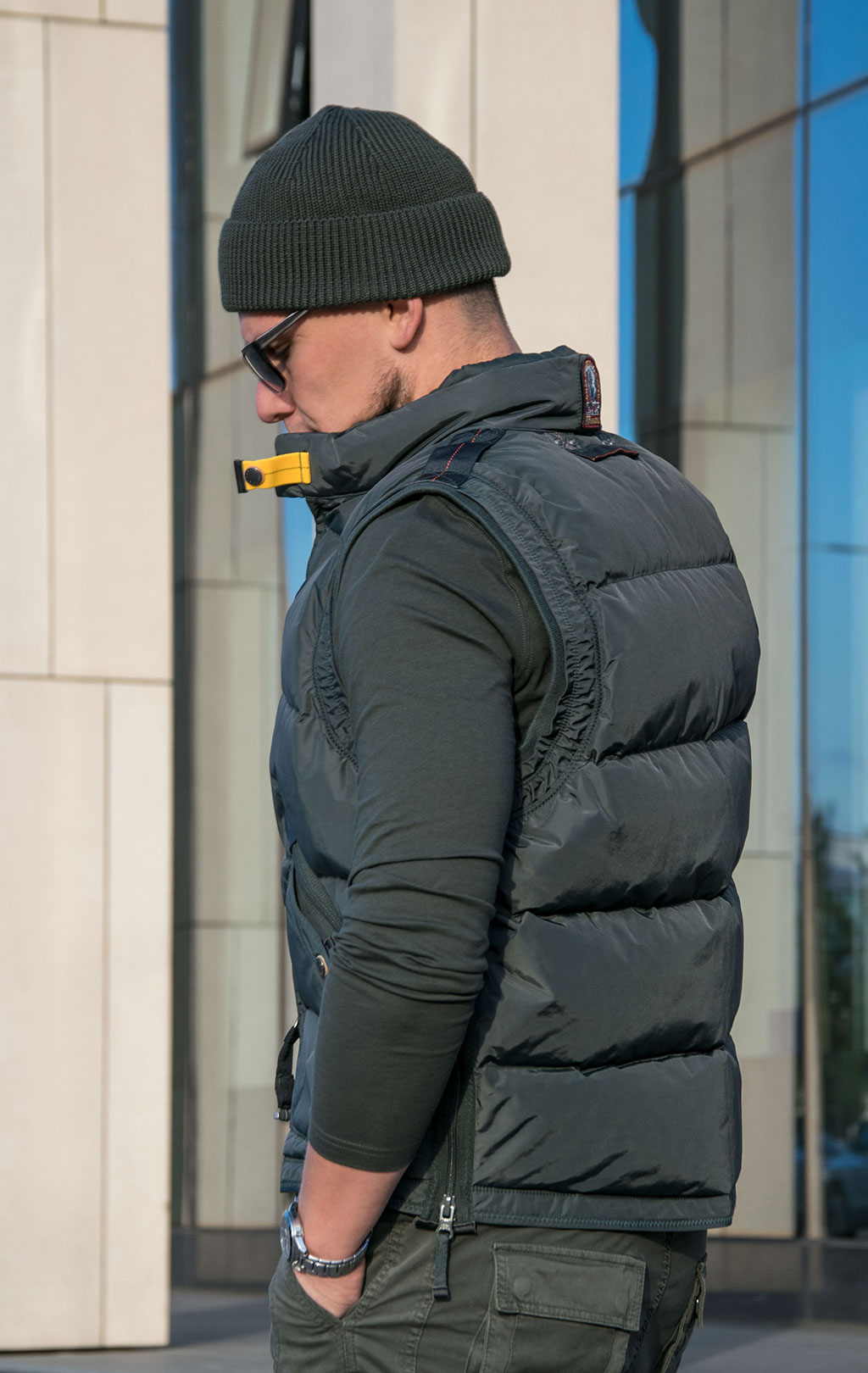 Жилет пуховой PARAJUMPERS KOBUK FW 23/24 green gables 