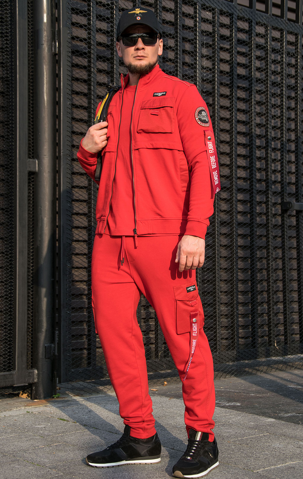 Олимпийка AERONAUTICA MILITARE ANTARCTICA FW 23/24/TR red (FE 1821) 