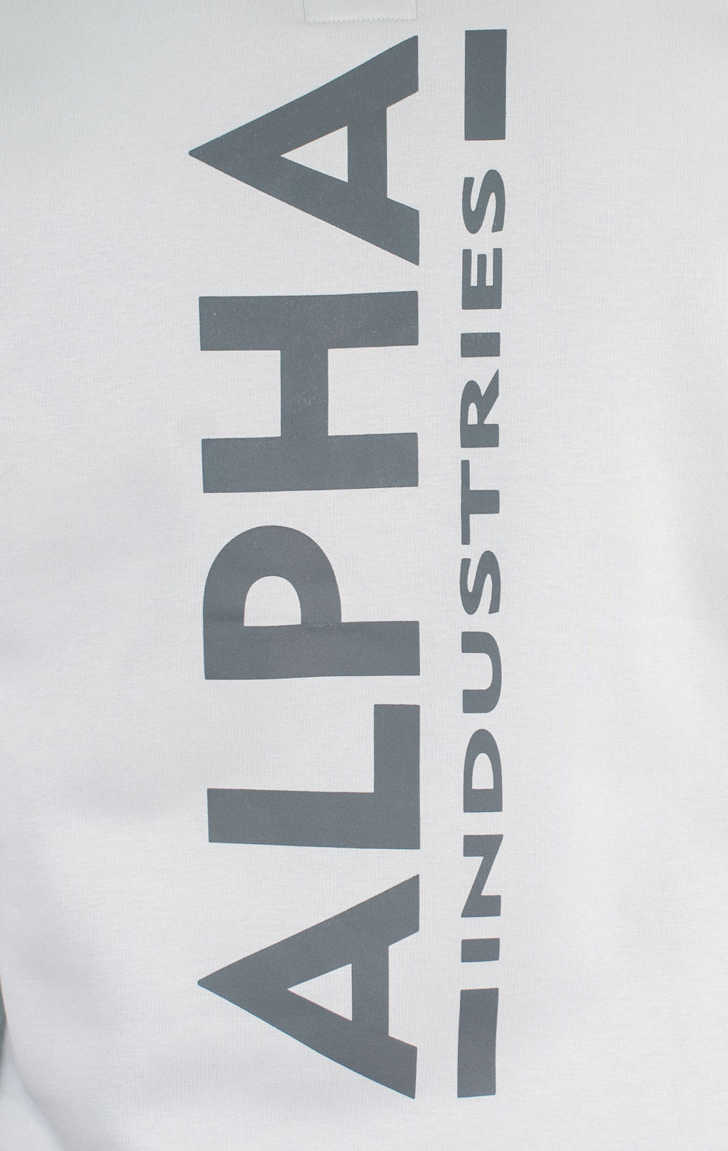 Толстовка ALPHA INDUSTRIES BACK PRINT HOODY pastel grey 