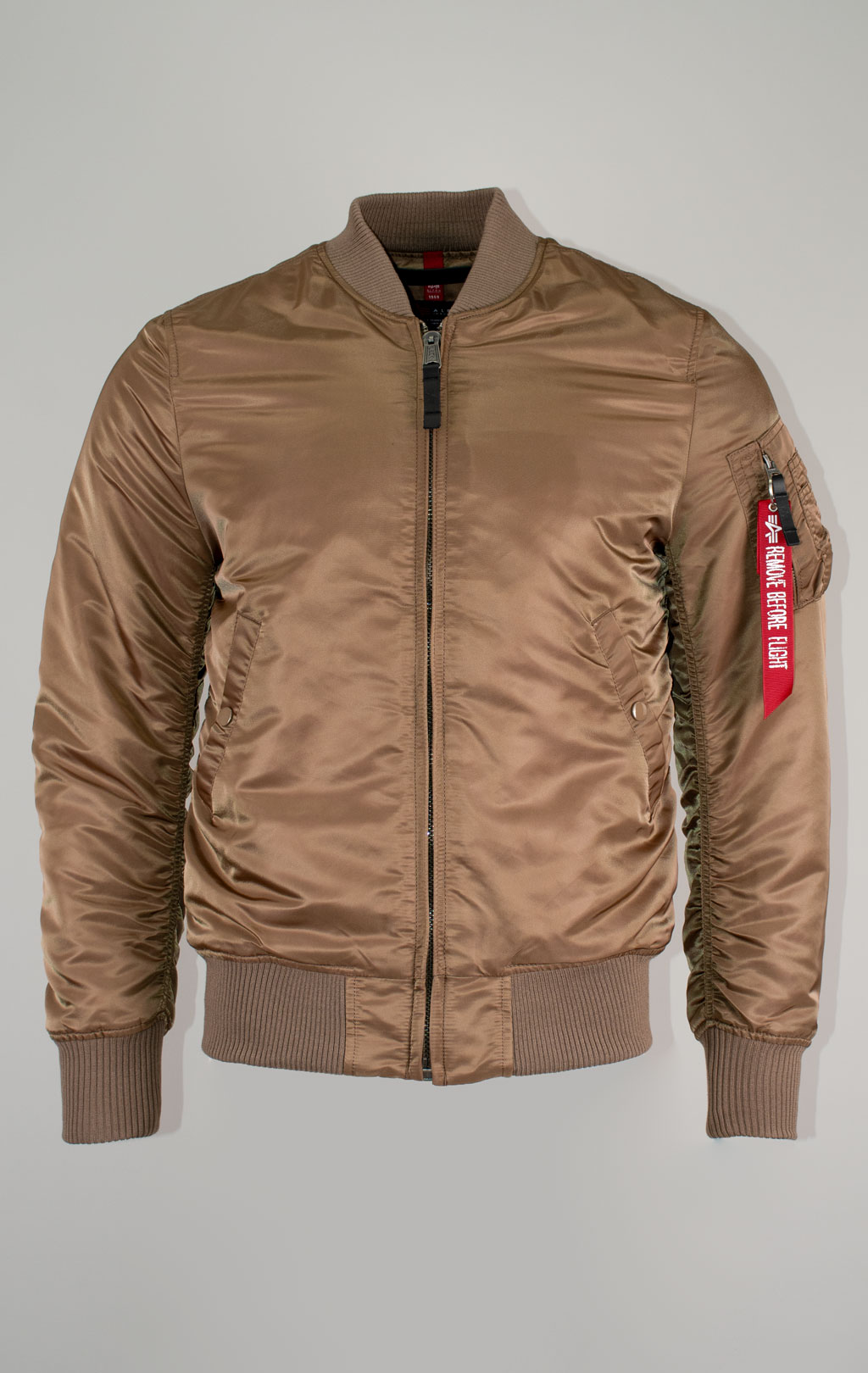 Бомбер ALPHA INDUSTRIES MA-1 VF 59 LONG taupe 