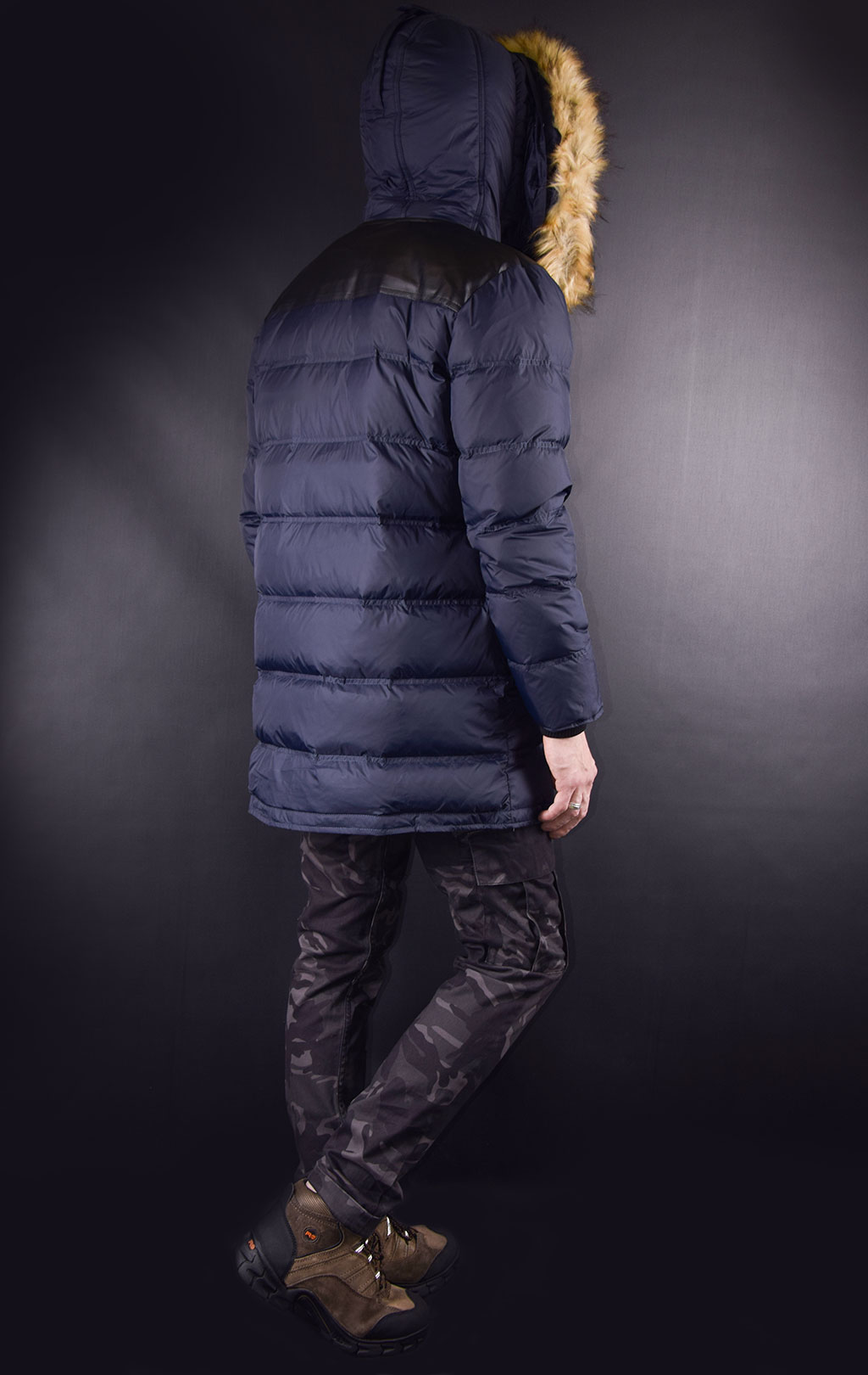 Аляска-пуховик ALPHA INDUSTRIES PUFFER N-3B rep. blue 