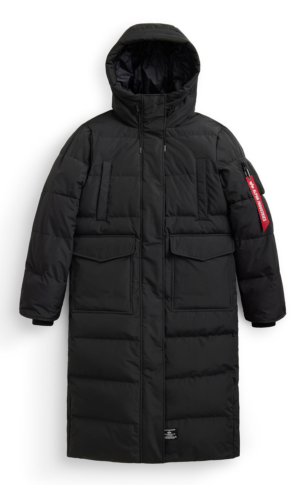 Женская куртка ALPHA INDUSTRIES SIERRA LONG RELAXED FIT PUFFER FW 26/27 black 