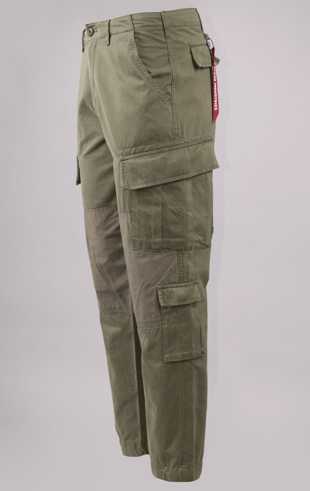 Брюки-карго ALPHA INDUSTRIES ACU PANT плотные SS 24 m OG-107 green 