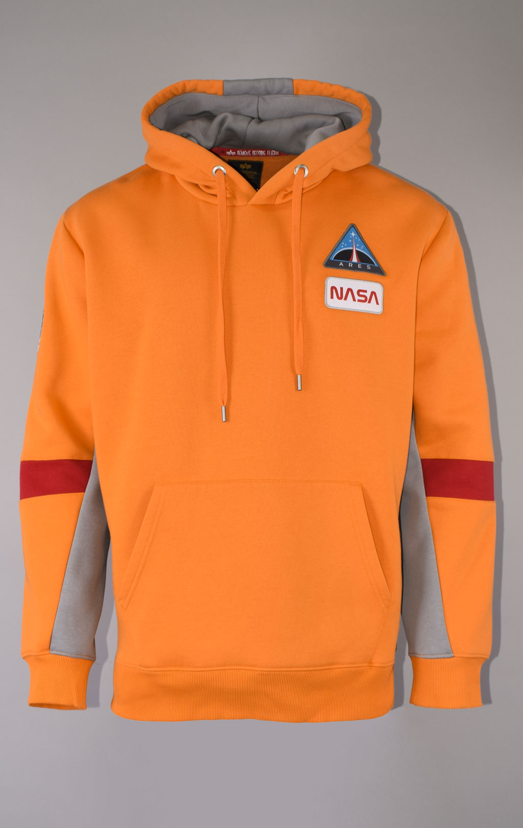 Толстовка ALPHA INDUSTRIES NASA SPACE CAMP HOODY alpha orange 