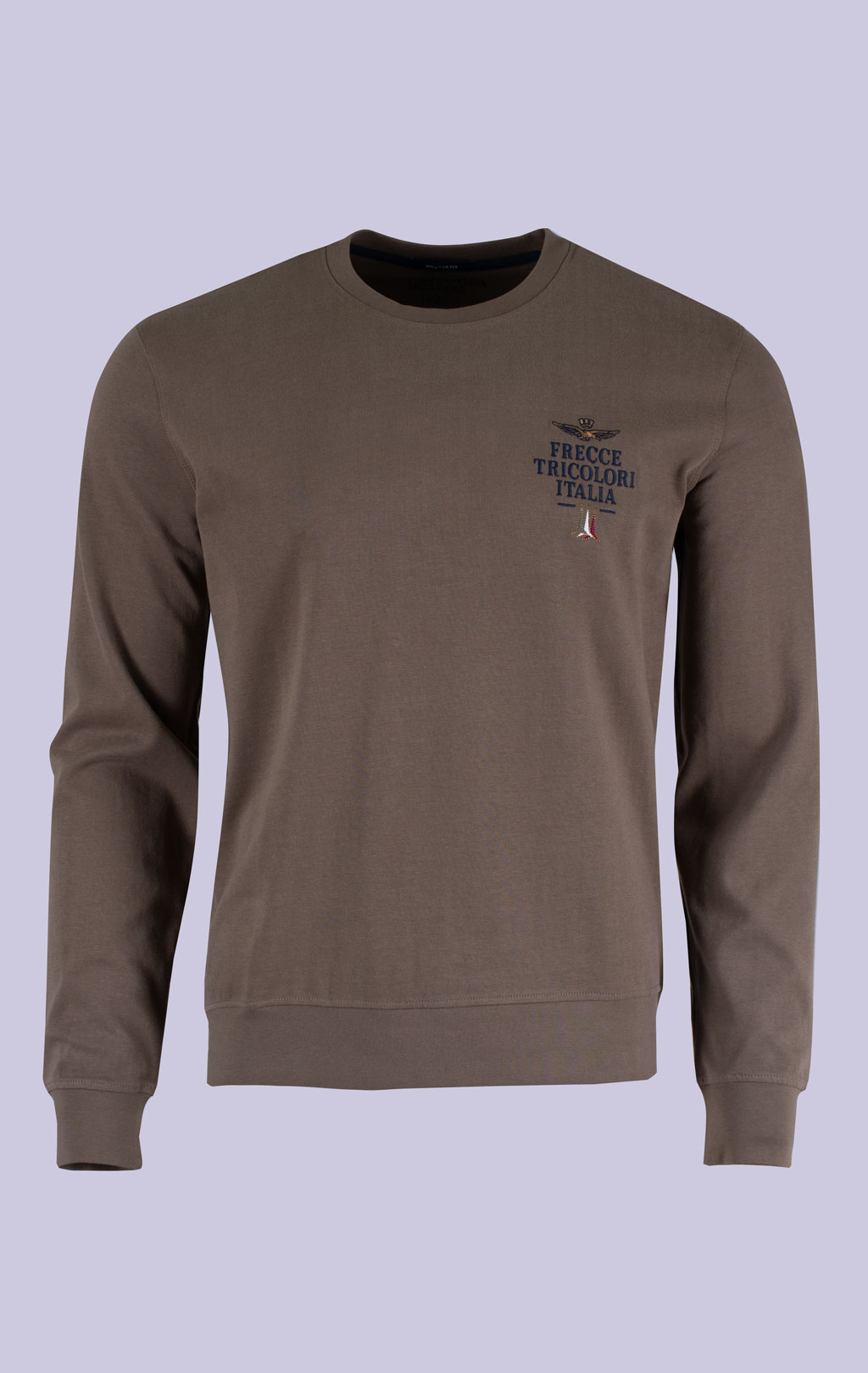 Лонгслив AERONAUTICA MILITARE FW 26/27/BD caffelatte (TS 2574) 