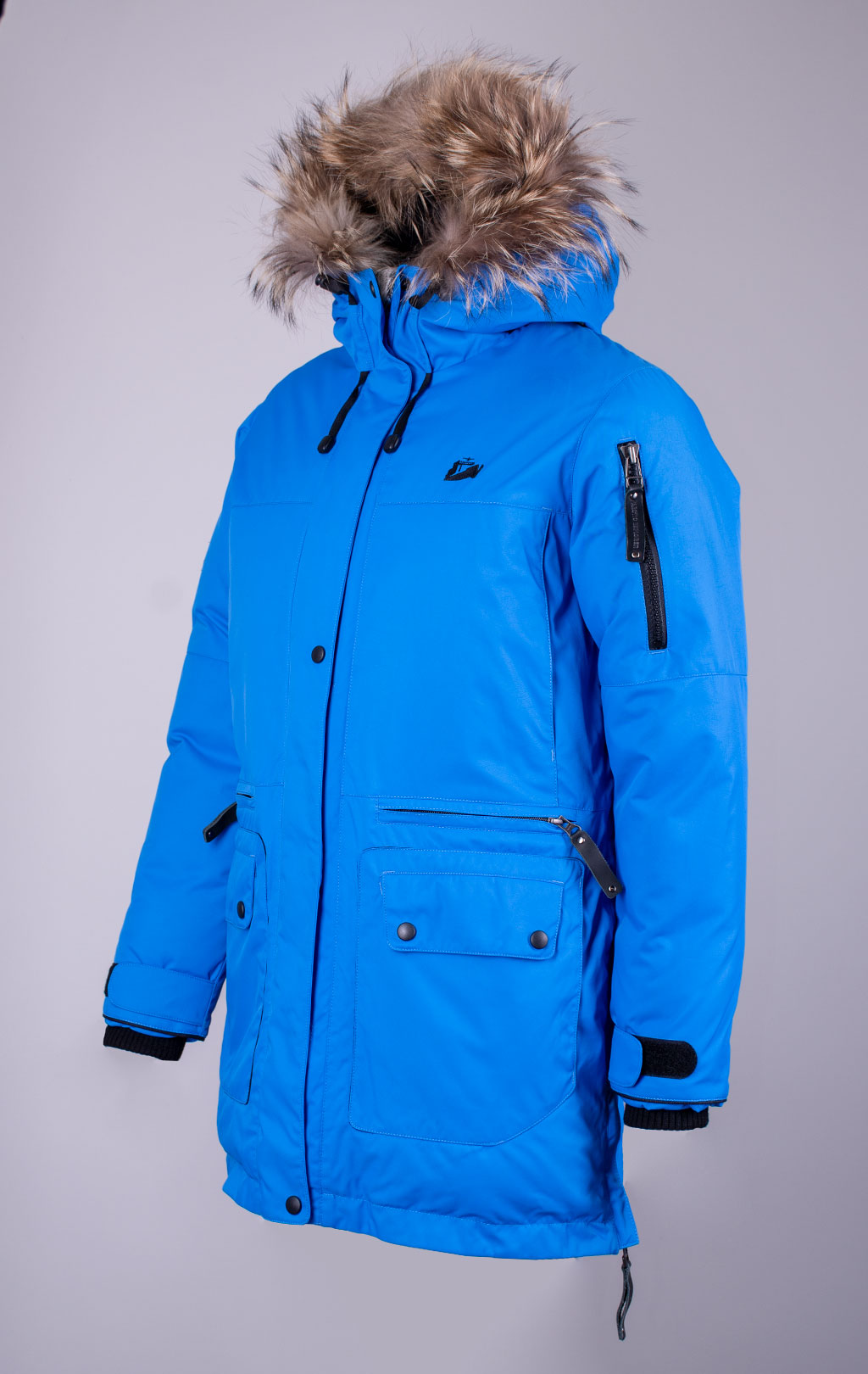Женская аляска пуховая ARCTIC EXPLORER POLARIS royal 