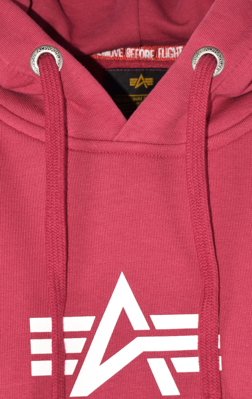 Женская толстовка ALPHA INDUSTRIES NEW BASIC HOODY major red 