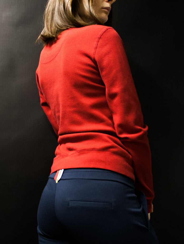 Женская толстовка AERONAUTICA MILITARE red chili pepper (FE 1267) 