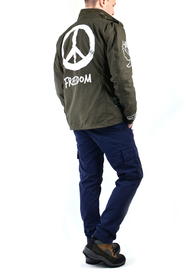 Ветровка ALPHA INDUSTRIES FREEDOM M-65 с подстёжкой olive 