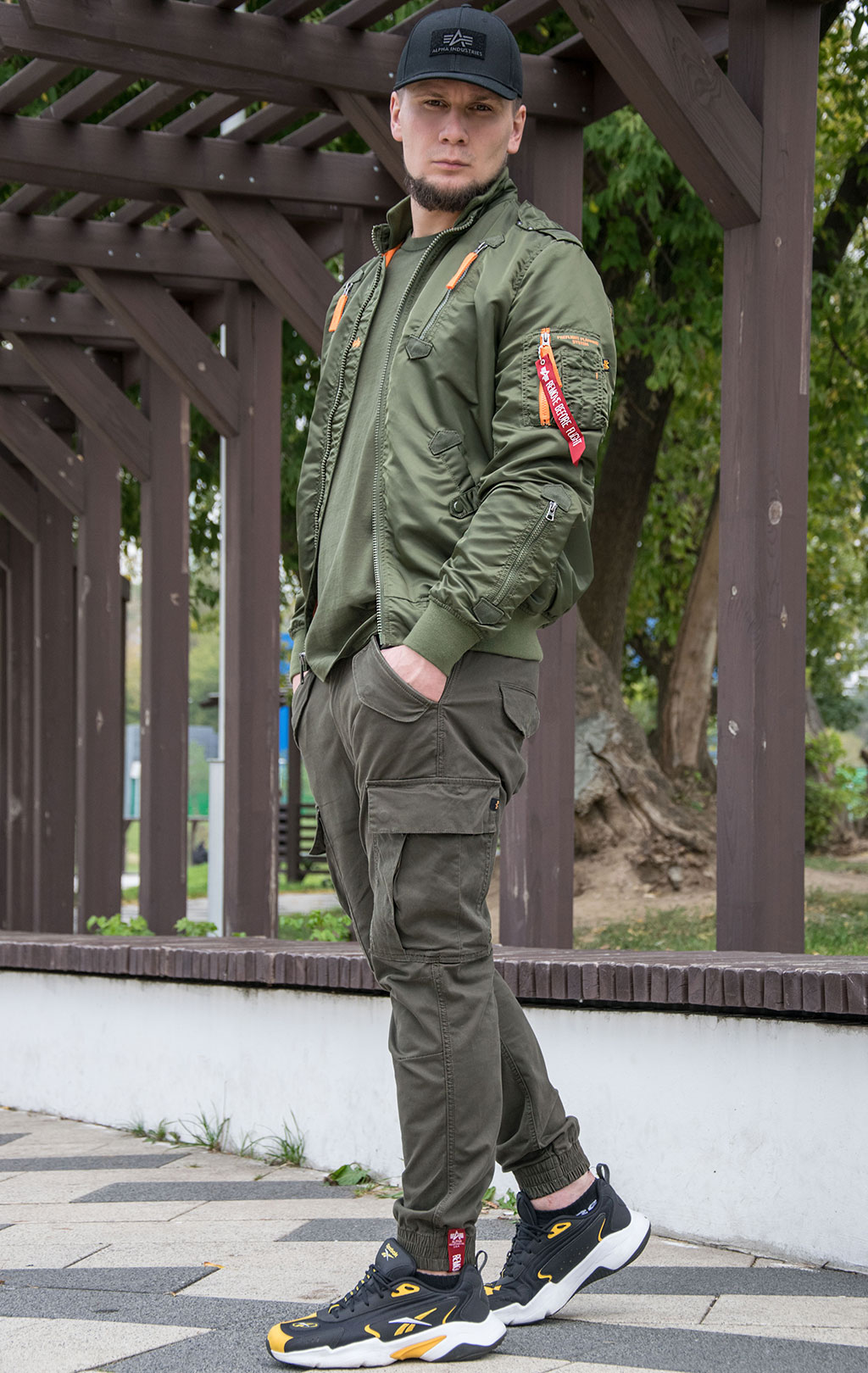 Ветровка ALPHA INDUSTRIES FALCON-II dark green 