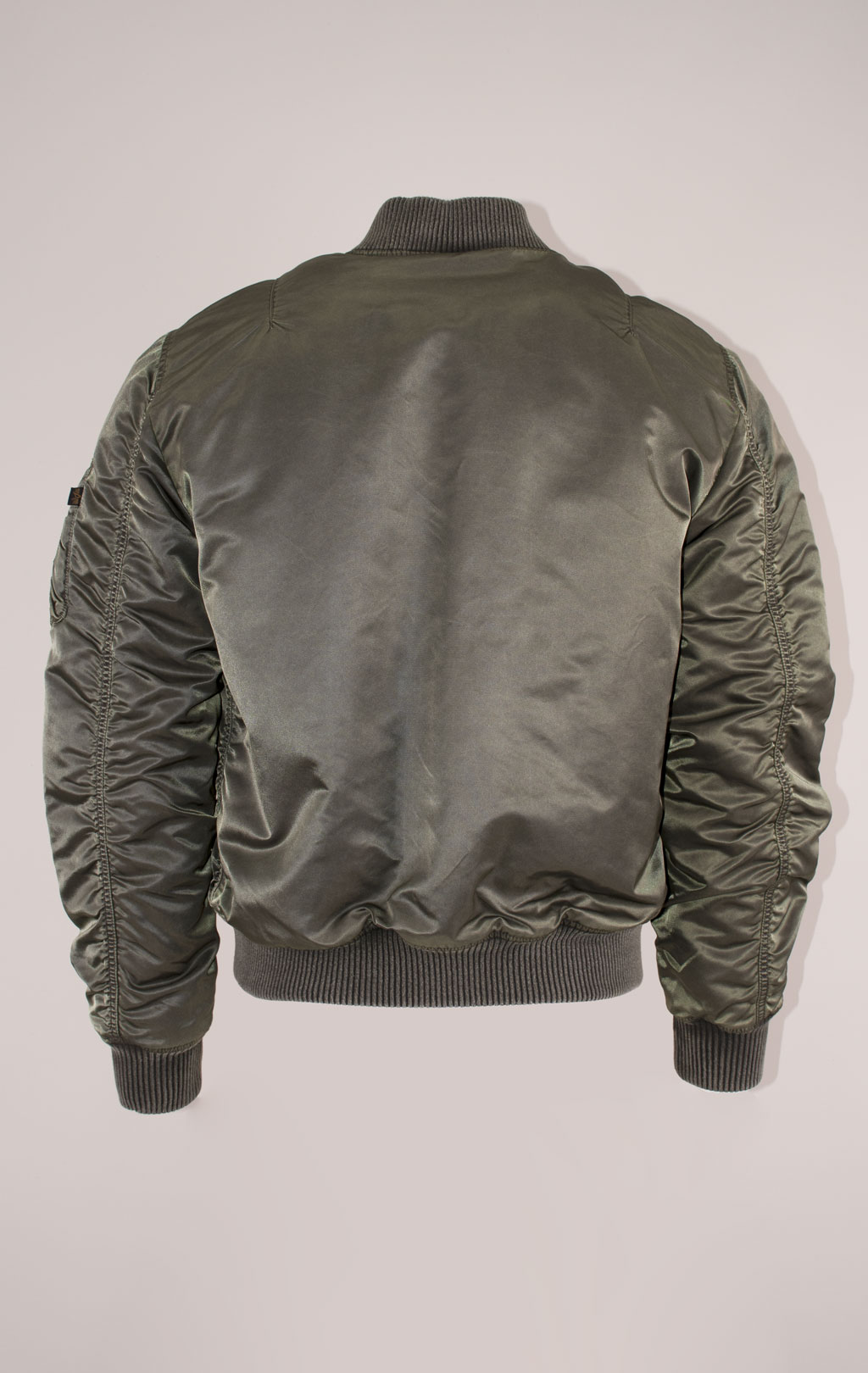 Бомбер ALPHA INDUSTRIES MA-1 VF-59 BATTLEWASH washed black olive 