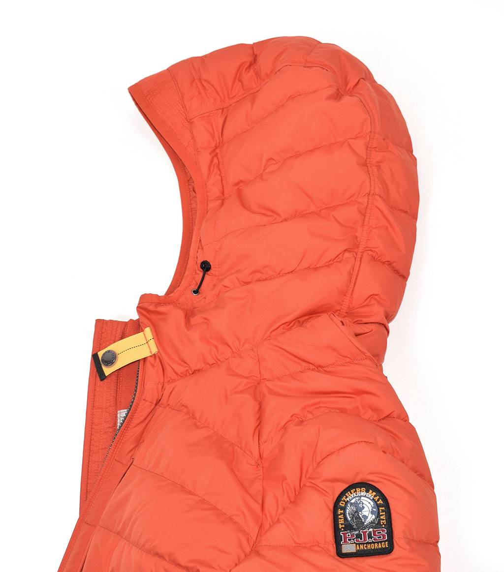 Куртка-пуховик лёгкая PARAJUMPERS LAST MINUTE FW 19/20 orange 