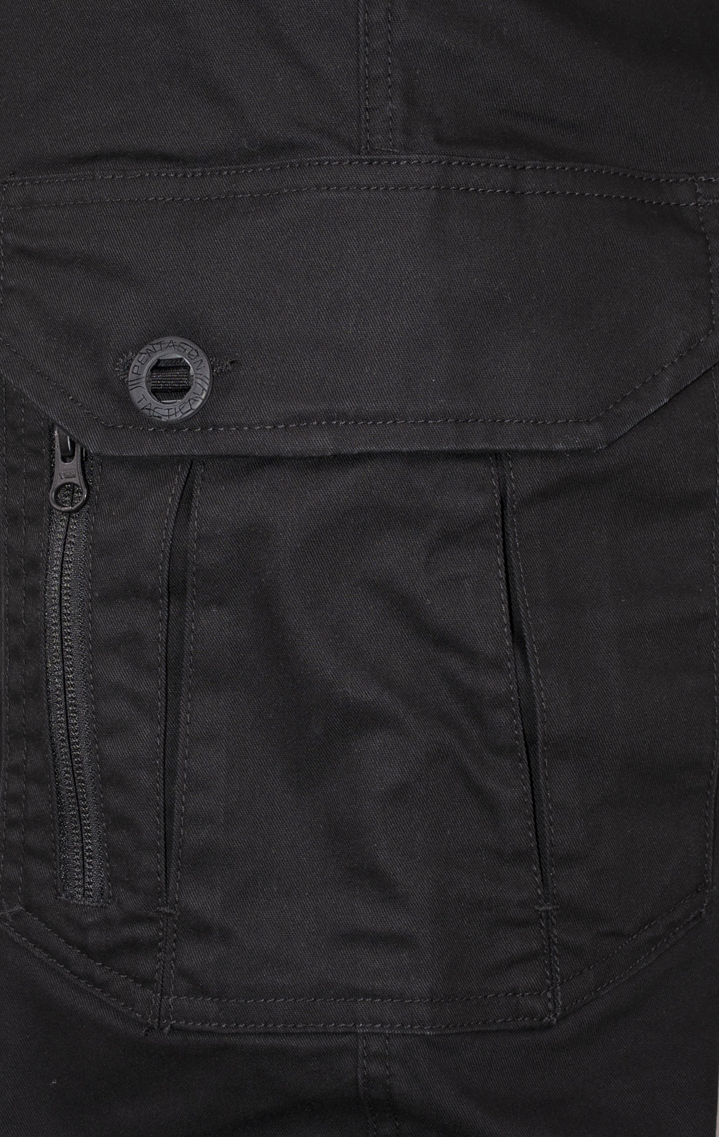Брюки тактические Pentagon INVICTUS big size хлопок65%/полиэстер35% Twill black 05058 
