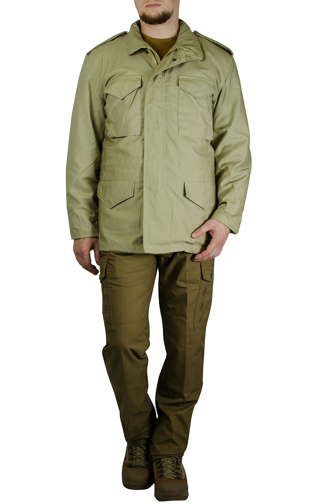 Куртка TEESAR M-65 CLASSIC с подстёжкой khaki 