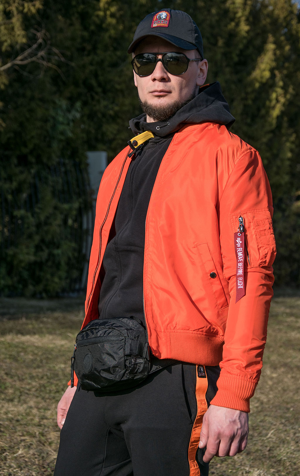 Ветровка-бомбер ALPHA INDUSTRIES MA-1 TT atomic red 