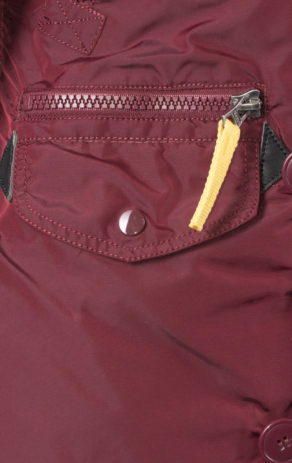 Женская аляска ALPHA INDUSTRIES N-3B PPS натур. мех burgundy 