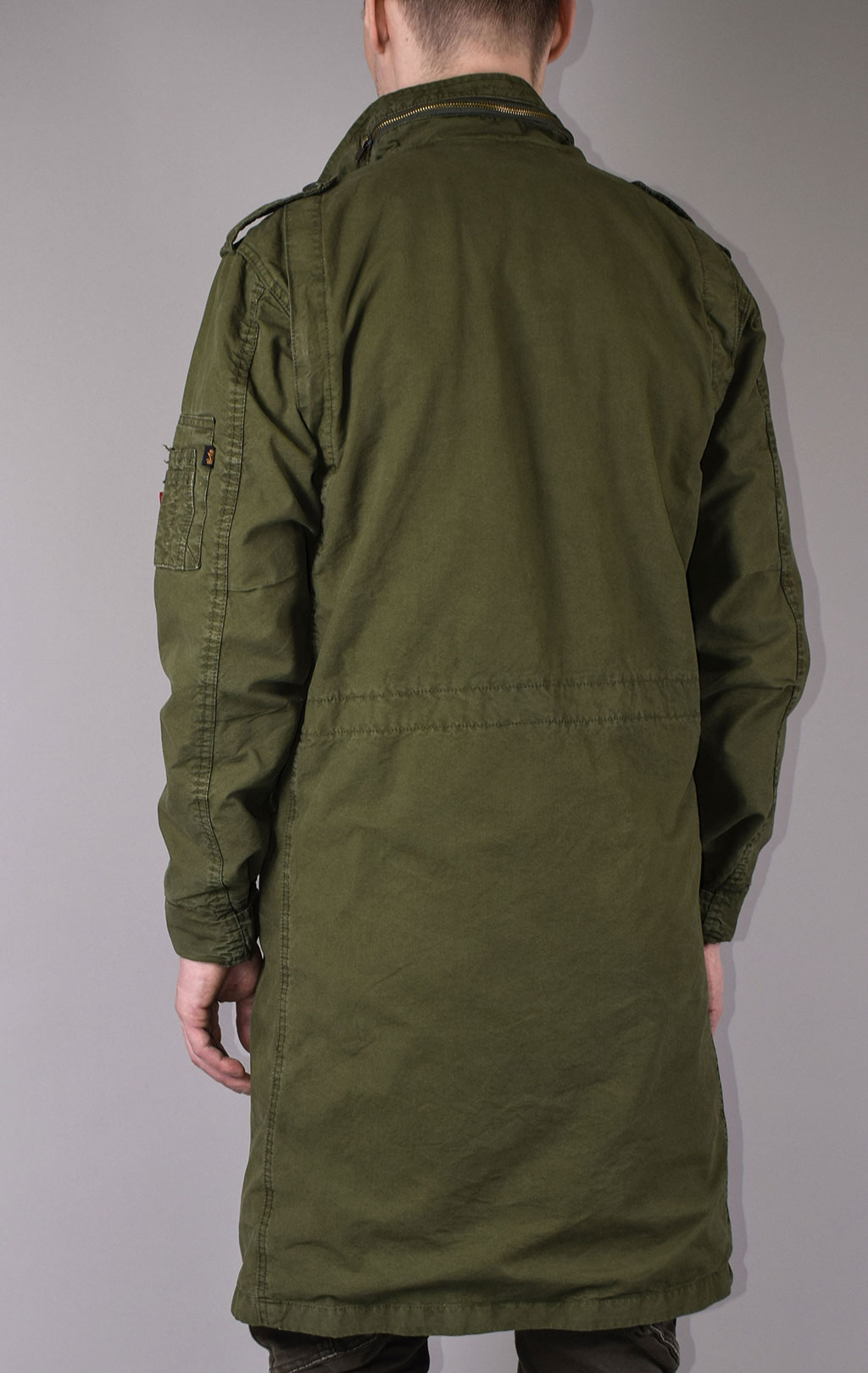 Ветровка ALPHA INDUSTRIES M-65 COAT LW dark olive 
