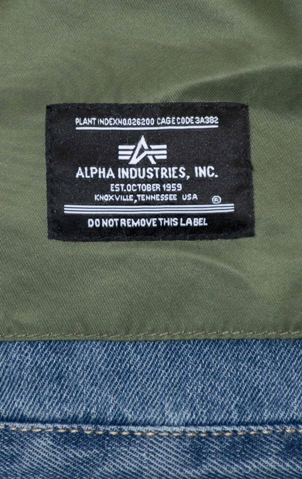 Ветровка ALPHA INDUSTRIES DENIM JACKET SS 25 m replica blue 