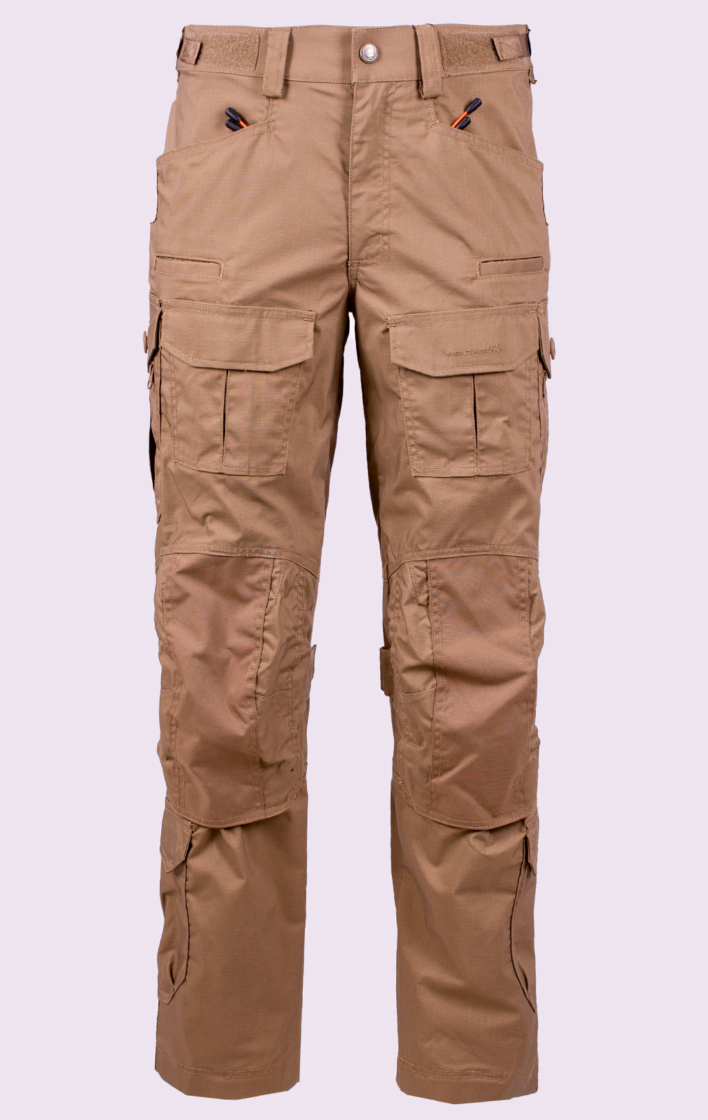 Брюки тактические Pentagon WOLF хлопок35%/полиэстер65% Rip-Stop stretch coyote 05031 