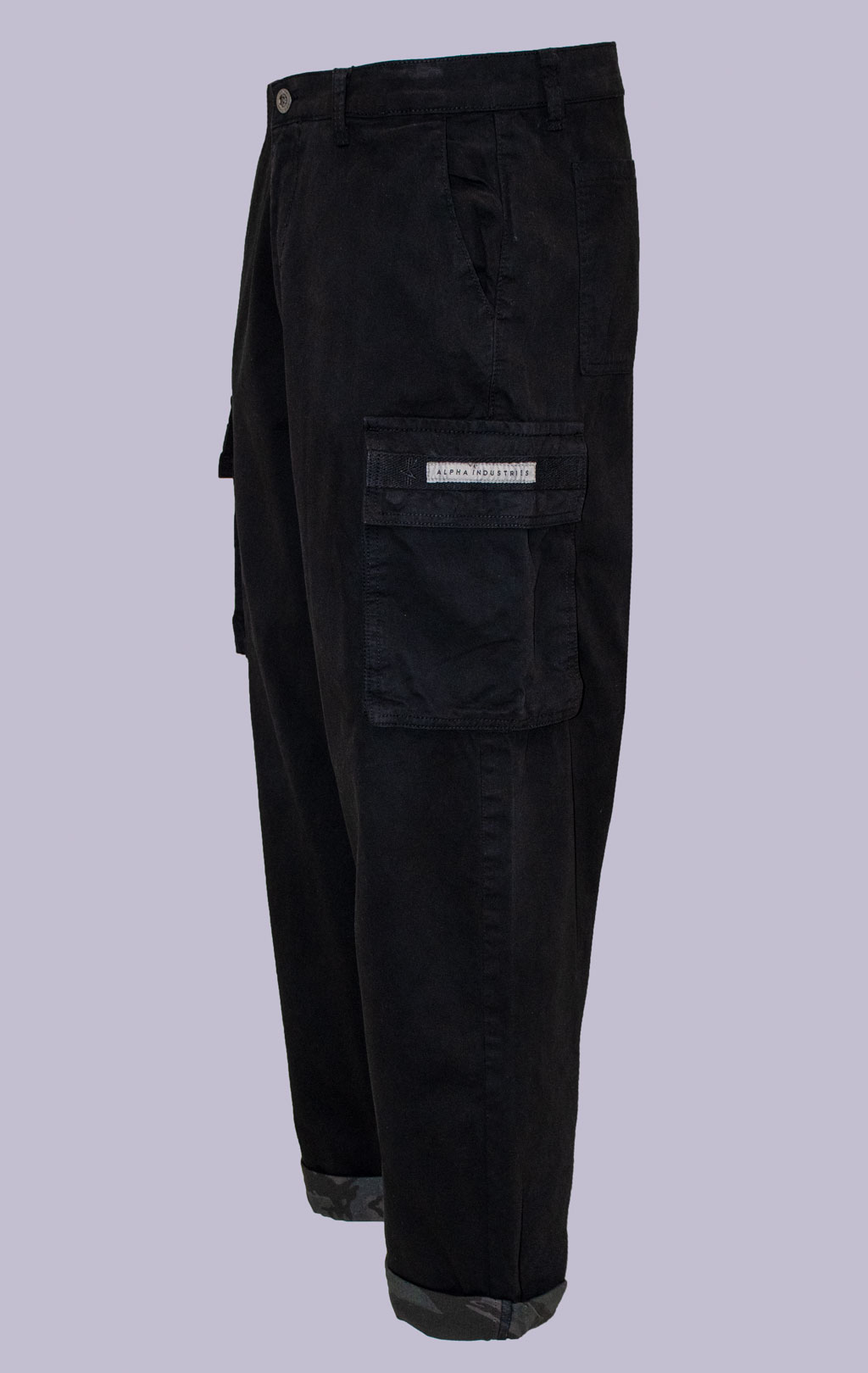 Брюки-карго ALPHA INDUSTRIES AVIATOR CARGO PANT black 