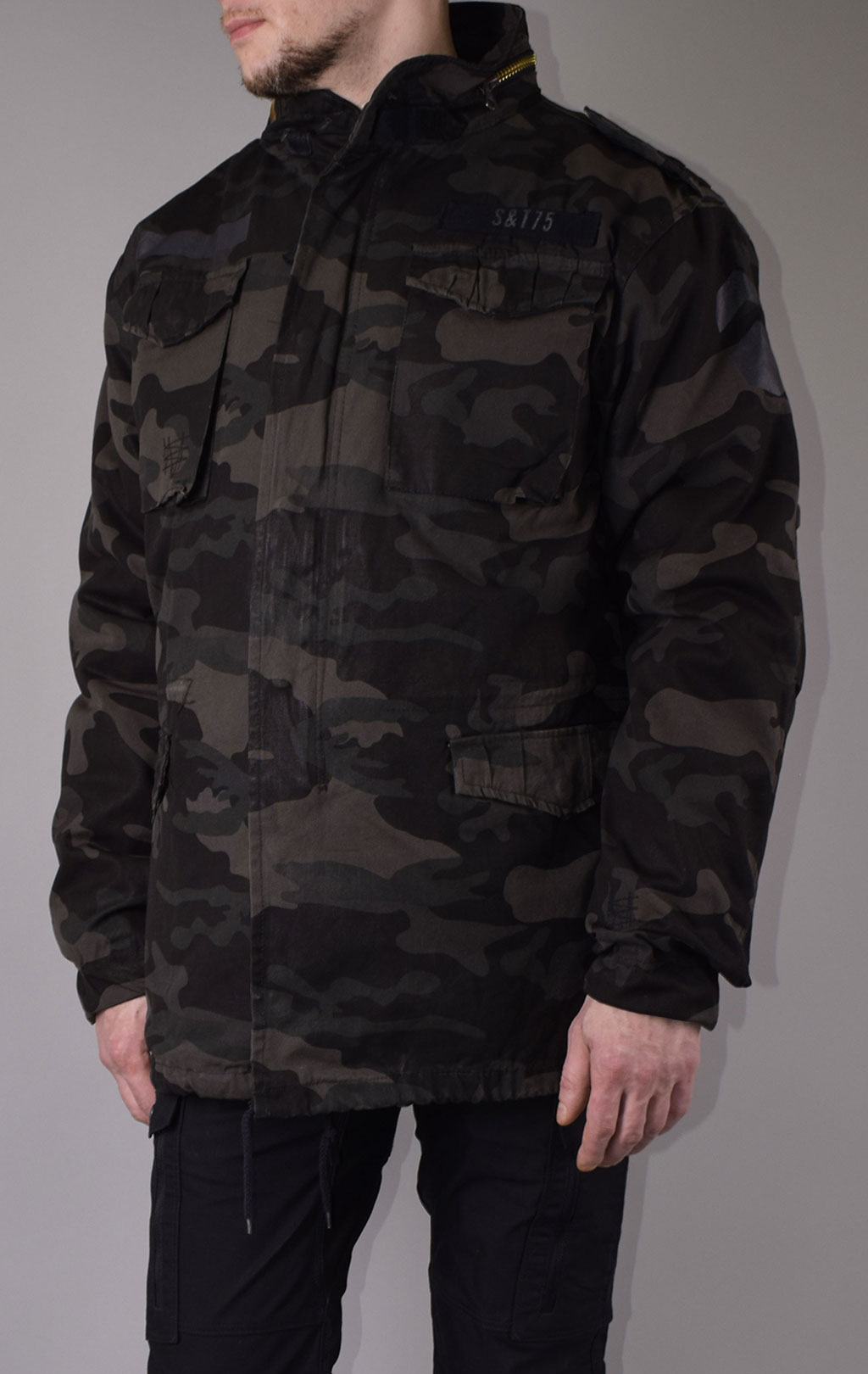 Куртка Surplus M-65 REGIMENT camo black 