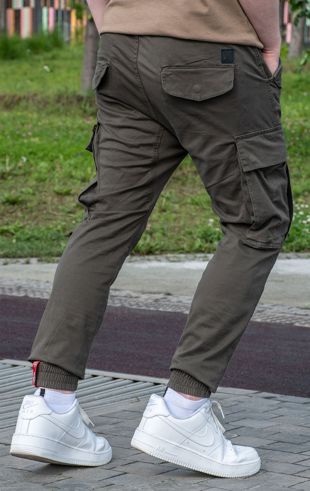 Брюки-карго ALPHA INDUSTRIES AIRMAN black olive 