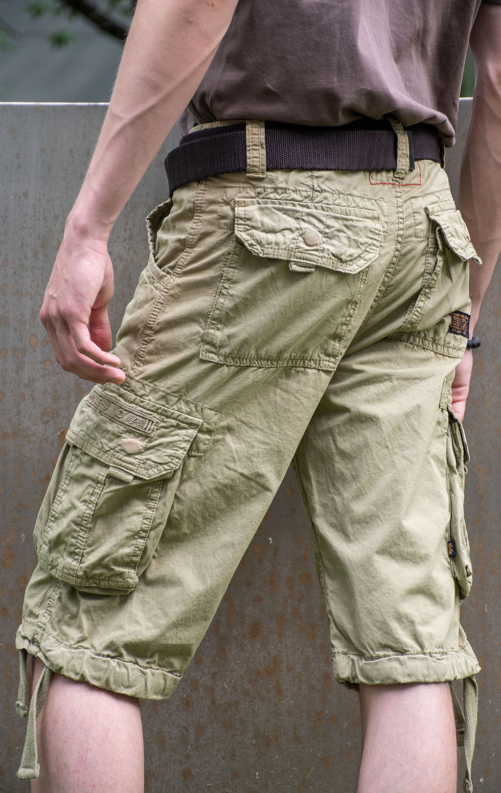 Шорты карго ALPHA INDUSTRIES JET bone white 