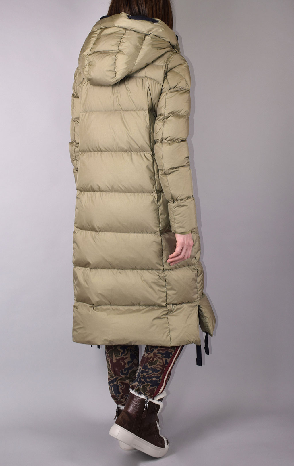 Женское пальто пуховое PARAJUMPERS PANDA FW 20/21 dried herb 