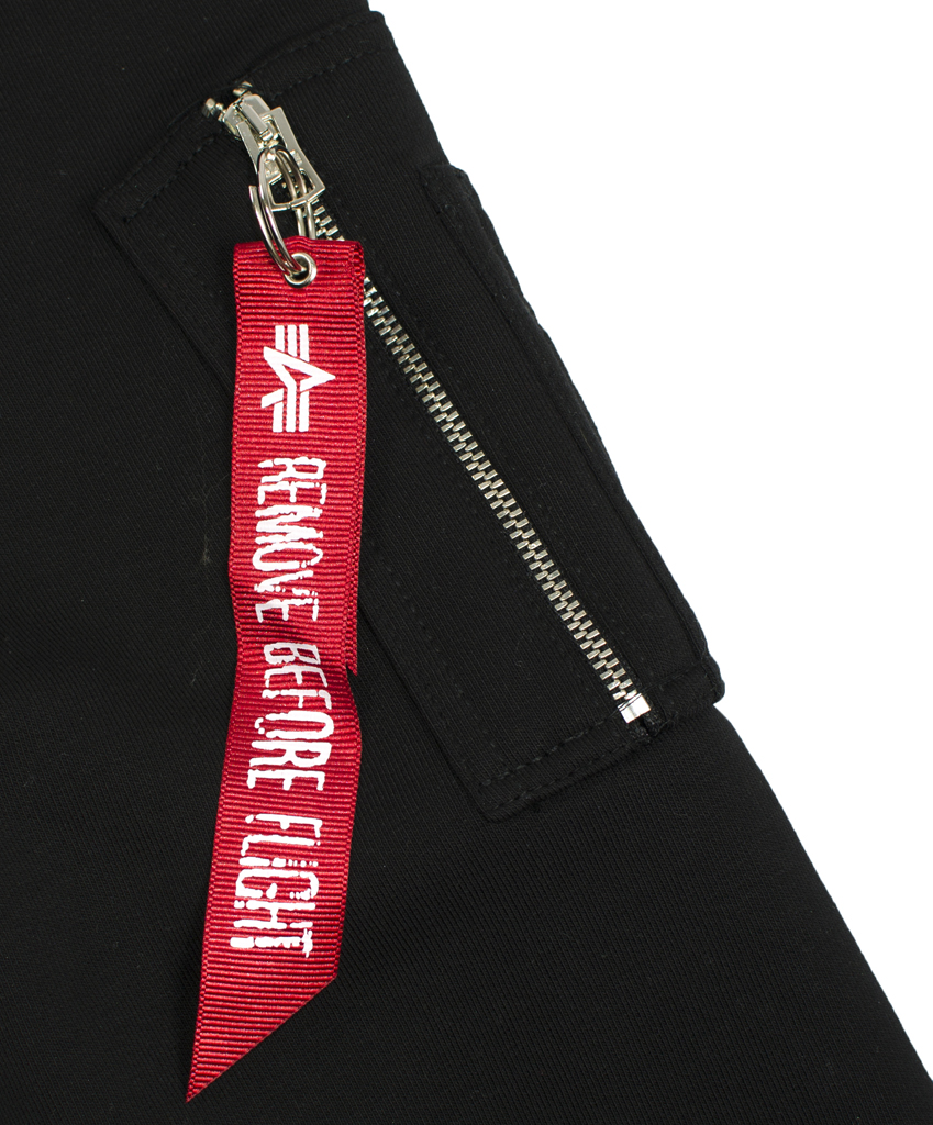 Толстовка ALPHA INDUSTRIES TOP GUN ZIP HOODY black 