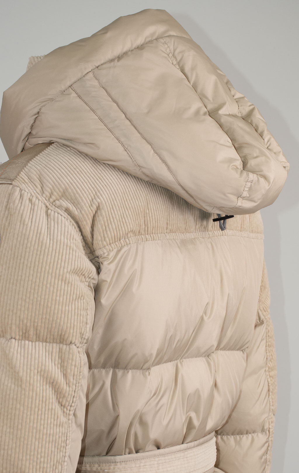 Женское пальто пуховое PARAJUMPERS INTERSTELLAR вельвет FW 24/25 sun kissed 