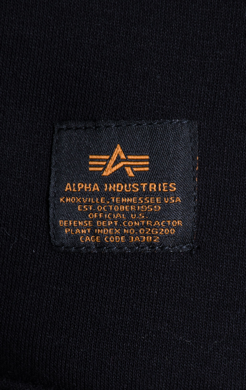Свитшот ALPHA INDUSTRIES 60TH ANNIVERSARY CREW black 