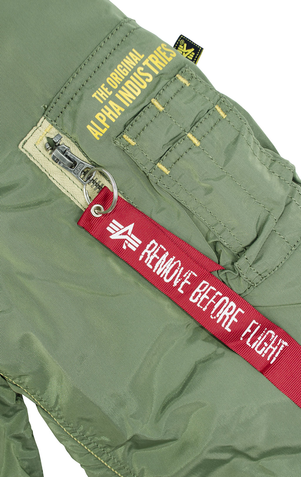 Куртка-пилот ALPHA INDUSTRIES B-15 AIR FRAME sage green 