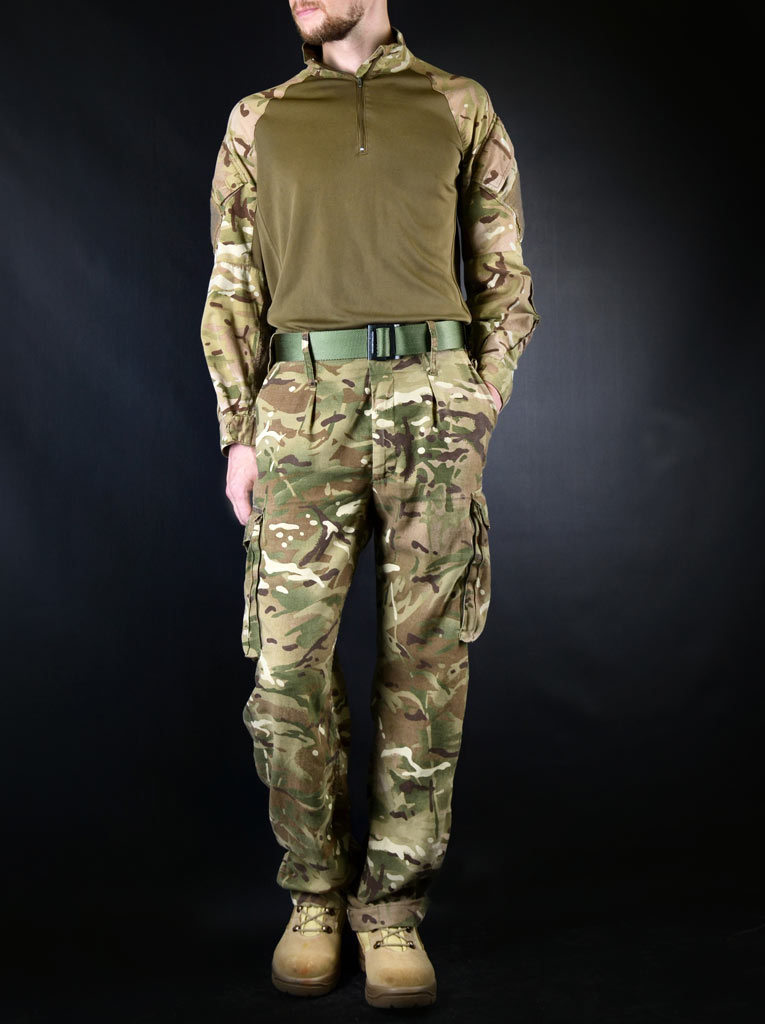 Рубашка Combat Shirt с защитой mtp/olive б/у Англия