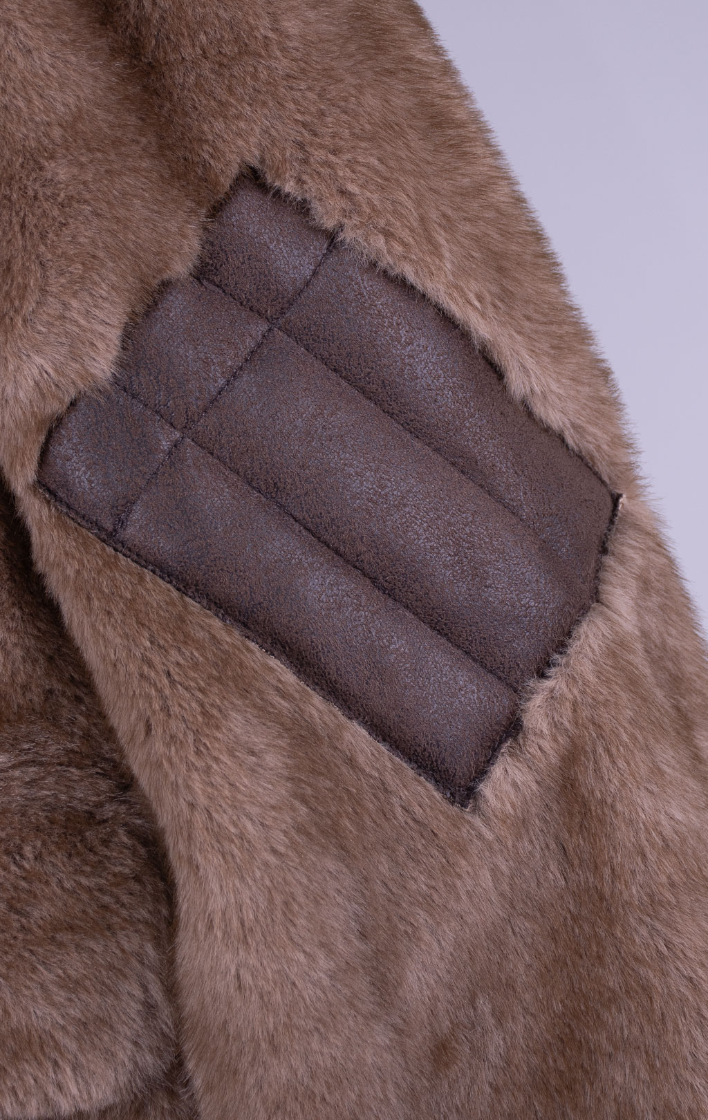 Женская куртка меховая AERONAUTICA MILITARE FW 26/27/CN chestnut brown (AB 3067) 
