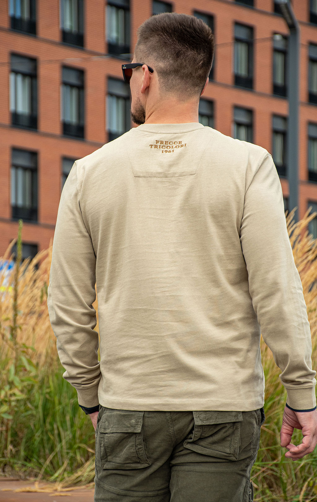 Лонгслив AERONAUTICA MILITARE FW 26/27/BD hazelnut (TS 2573) 