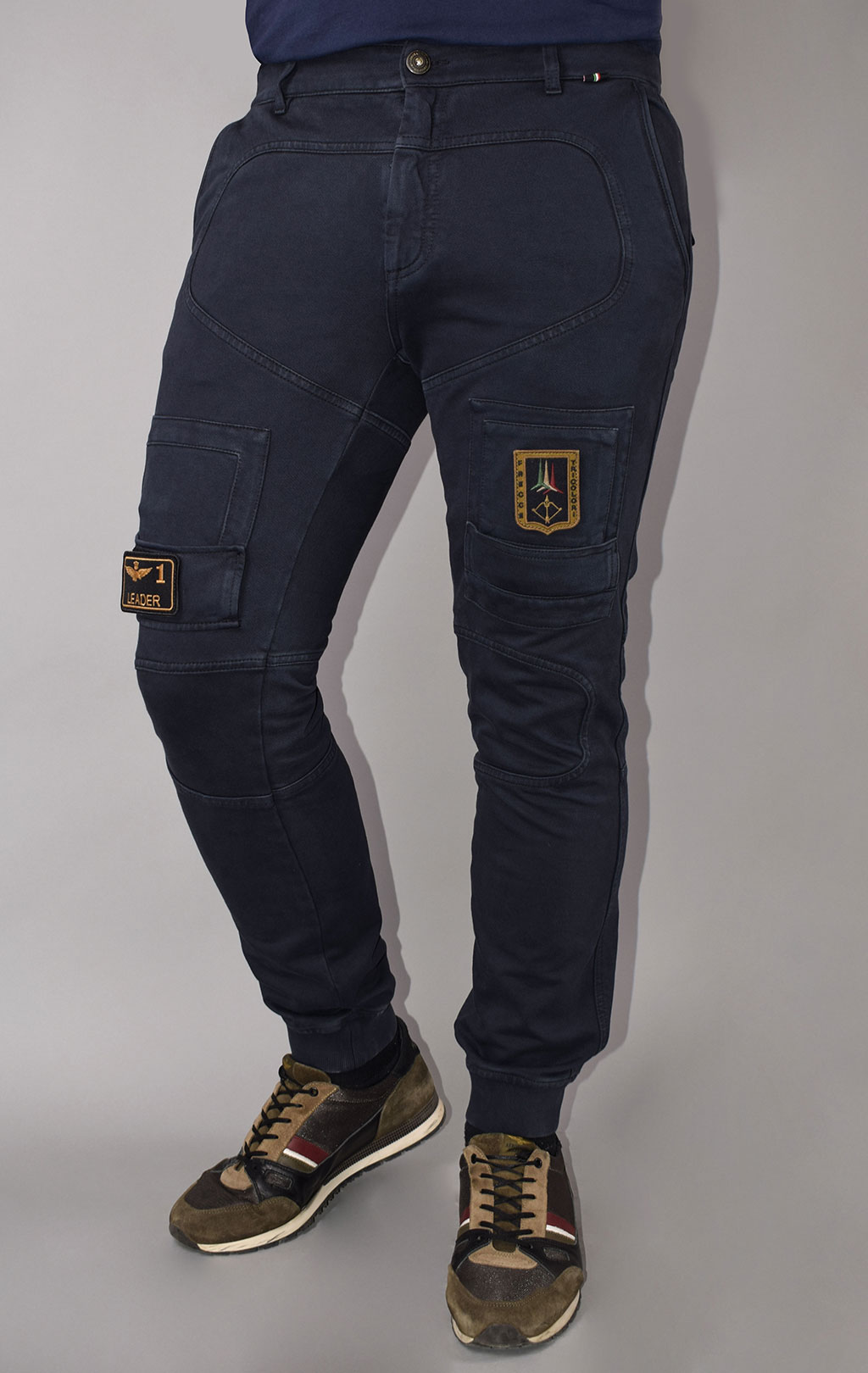 Брюки-карго AERONAUTICA MILITARE плотные/FW 20/21/AL blue navy (PF 743) 
