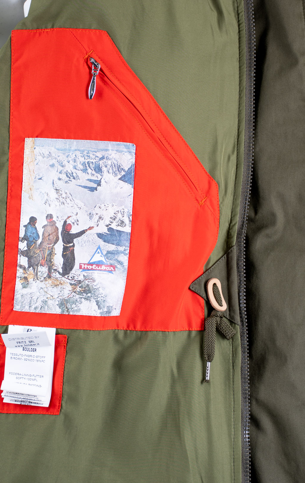 Аляска-пуховик HOLUBAR BOULDER military olive 
