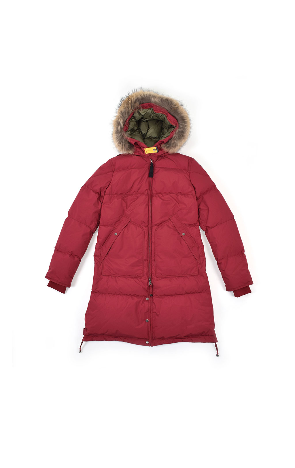 Женское пальто пуховое PARAJUMPERS L.B. LIGHT FW 19/20 crimson tide 