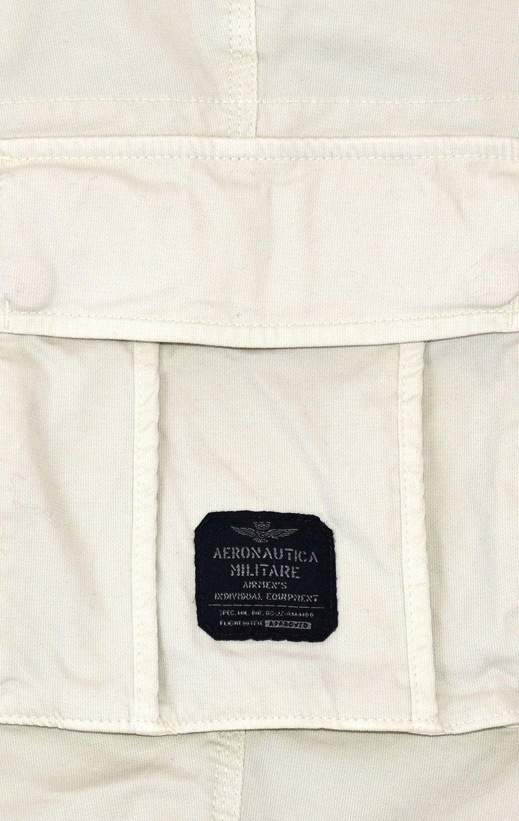 Брюки-карго AERONAUTICA MILITARE big size SS 21/AL gesso (PA 1329) 